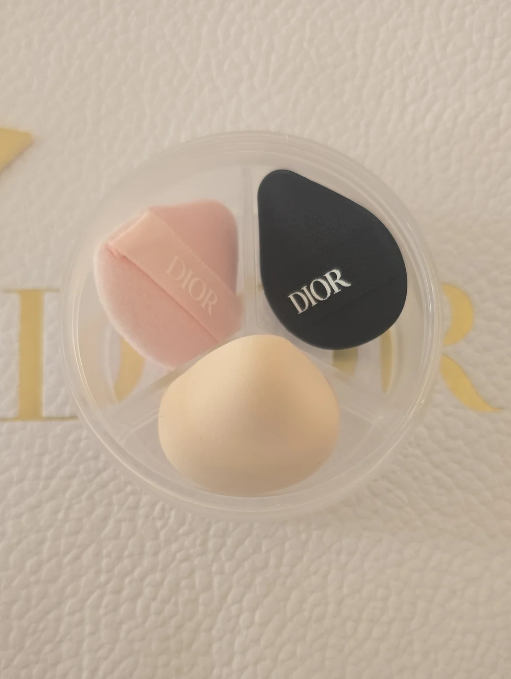 NEW Dior Complexion Sponge and Puff Trio Set